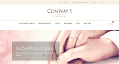 Desktop Screenshot of conwaysjewellers.com